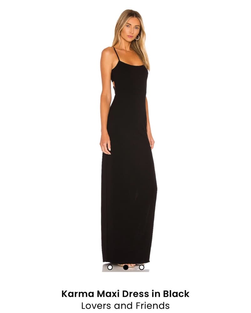 Lovers and Friends Black Maxi Dress - Image 3