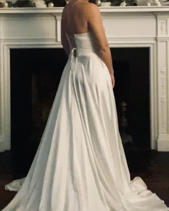 NEW Corset A-line Wedding Dress - Image 3