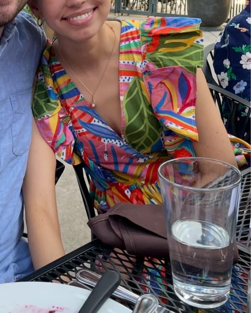 Tropical Print Cotton Poplin Midi Dress - Image 2