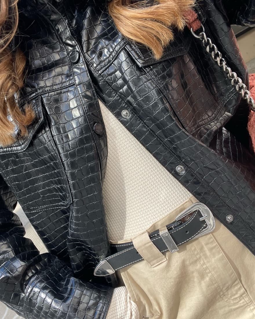 Embossed Jacket Zara - Image 1