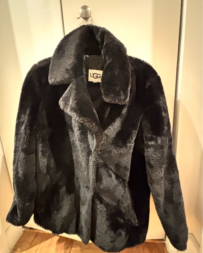Black Fur Jacket - Image 1