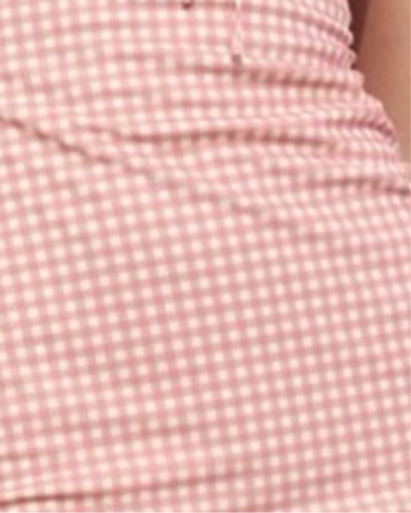 Checkered Mini Dress - Image 2