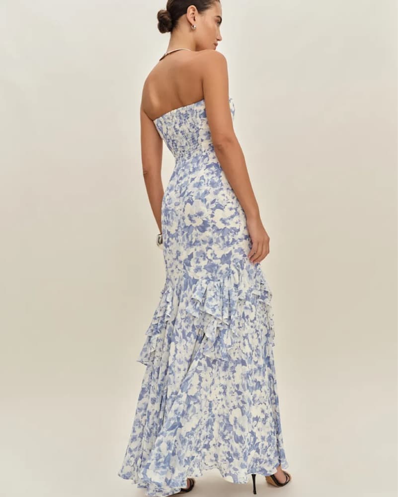 Refrormation Aivana Dress In Larkspur - Image 2