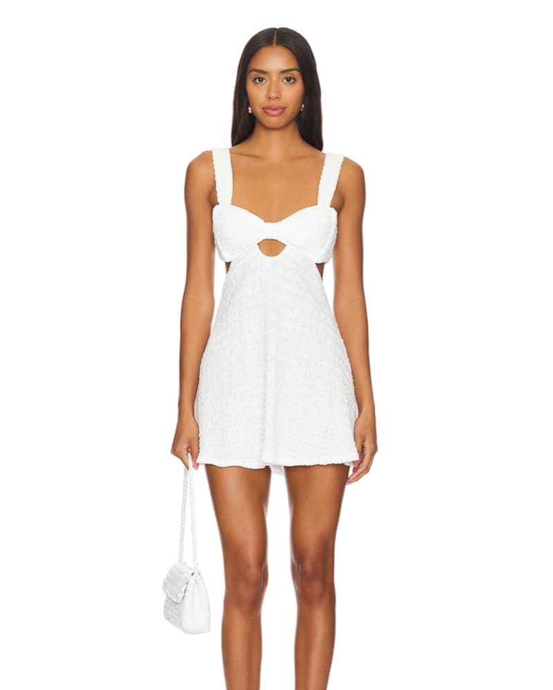 Ribbon Strap Devin Short Dress - Image 1