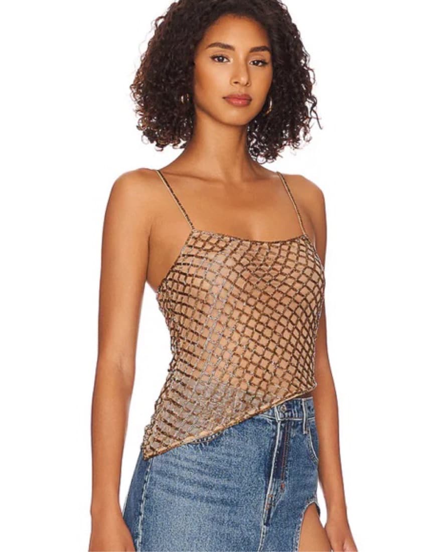 H:ours Gold Asymmetric Top  - Image 2