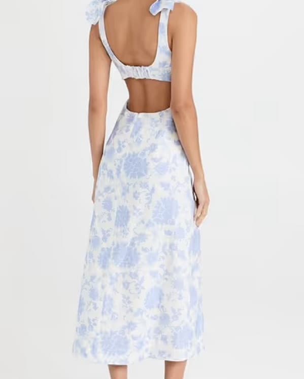 Zimermann Postcard Tie Shoulder Dress - Image 2