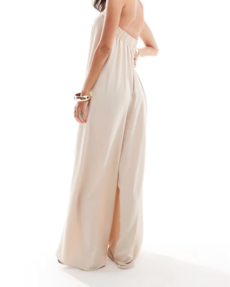 Elegant Strapless Jumpsuit - Image 3