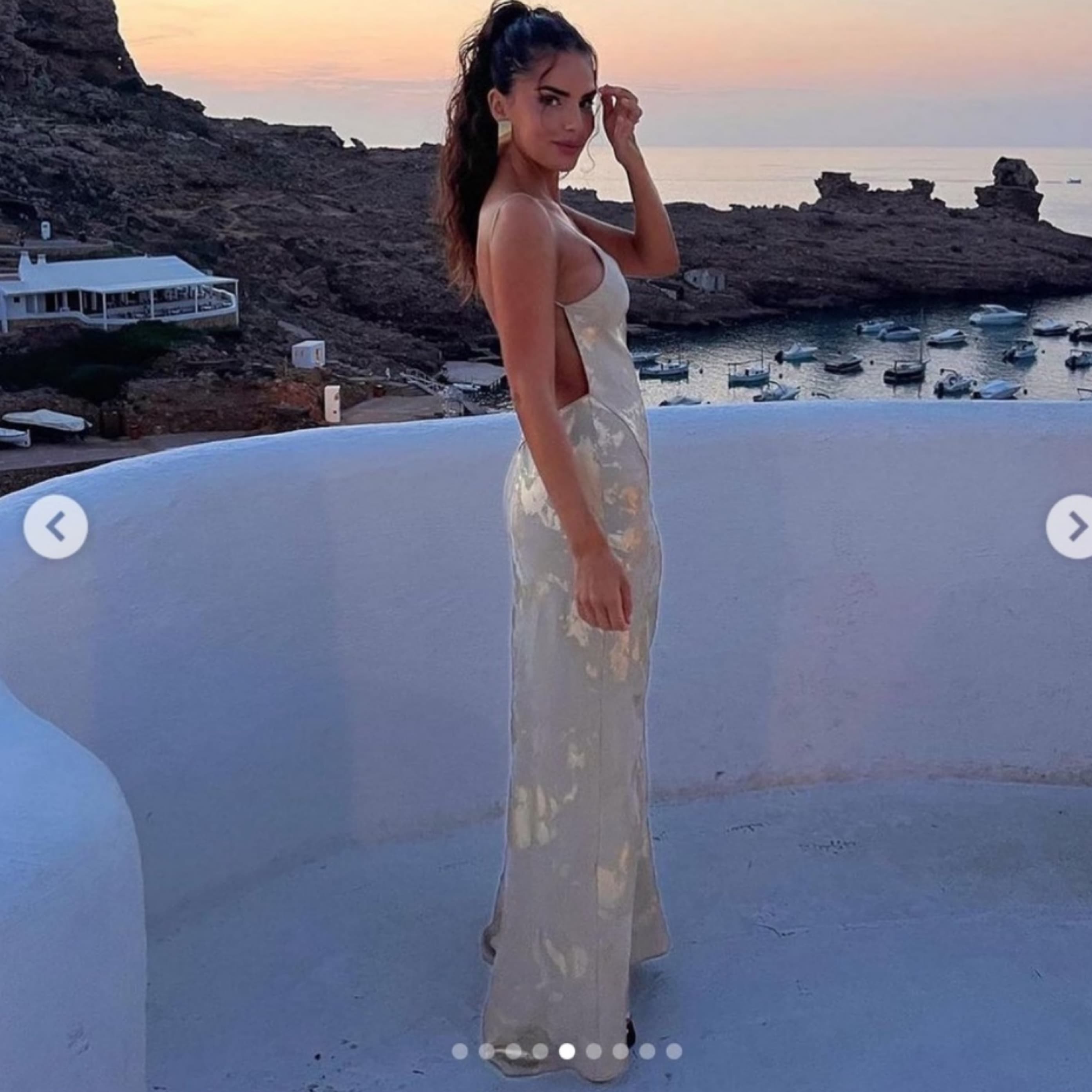 Metalic Slip Dress  - Image 2