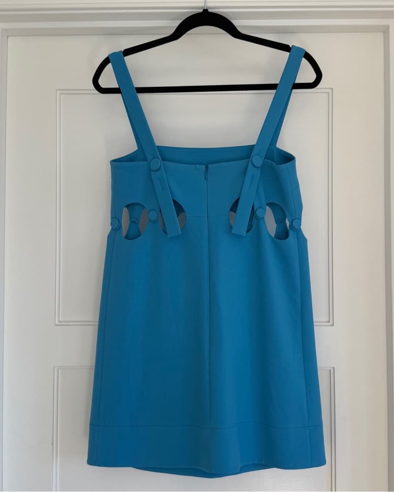 Alexis Baring Blue Cut Out Dress XS - Image 4