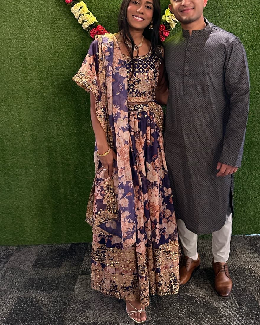 Indian Floral Lehenga  - Image 1
