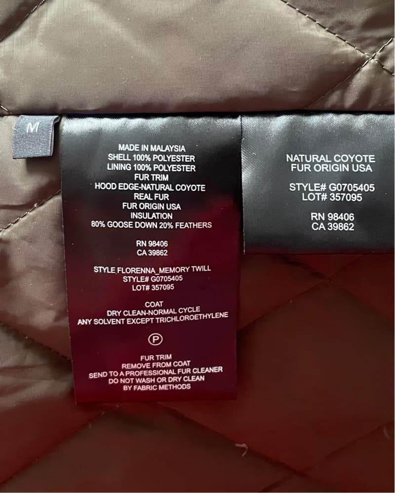THEORY DOWN CAPE COAT / Real Fur Trim - Image 3