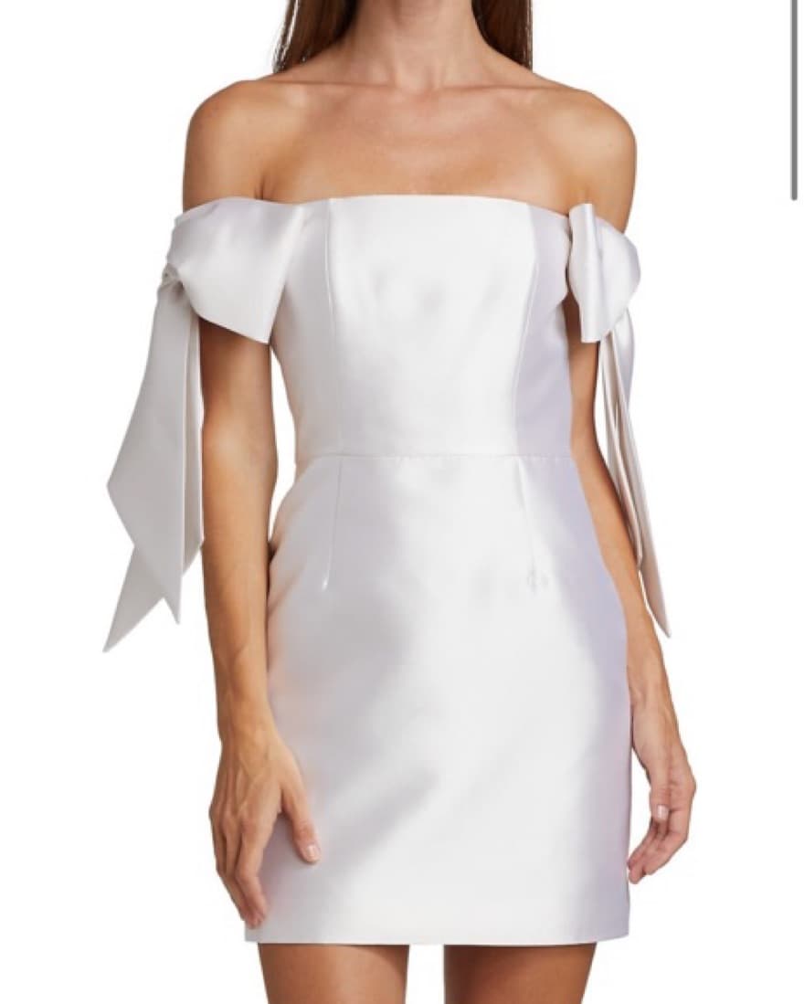 Alexia Maria Bow Mini Dress - Image 4