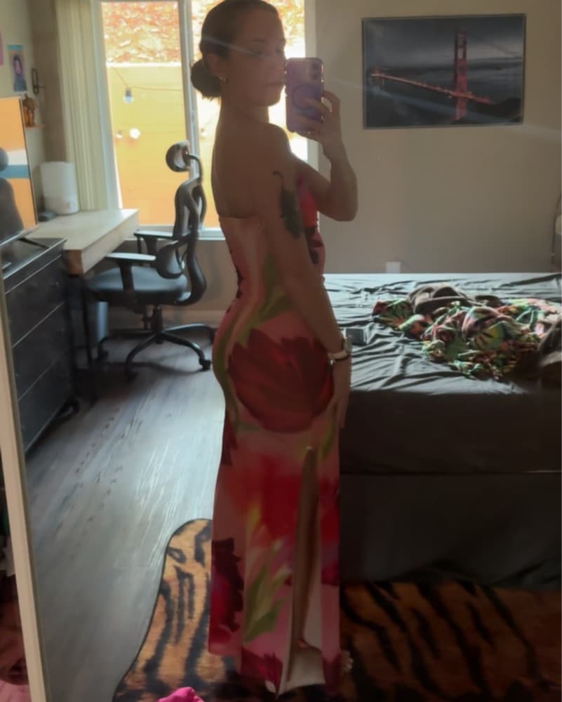 Windsor Feelin' Bold Floral Mesh Dress - Image 2