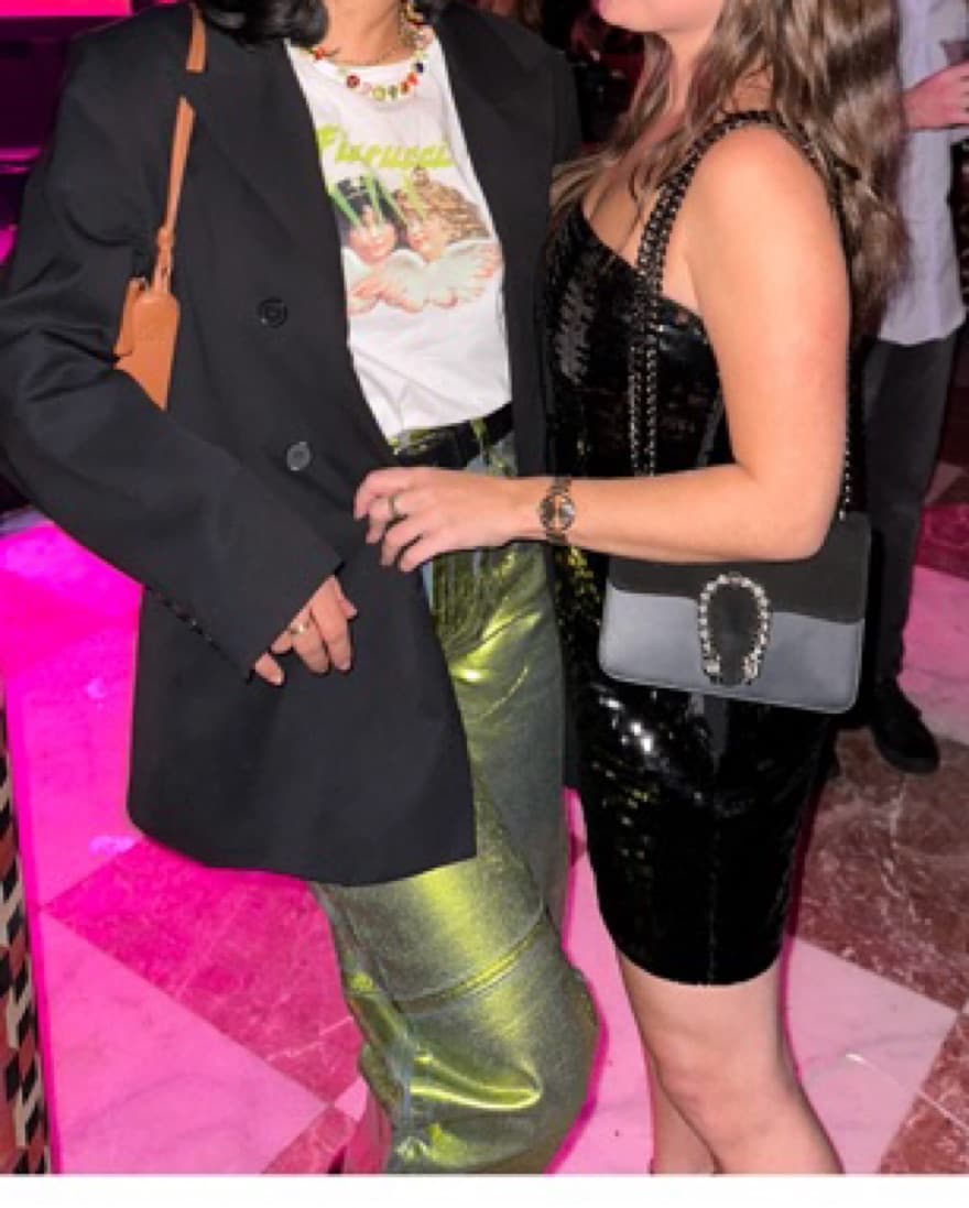 Ganni | Green Foil Jeans - Image 3