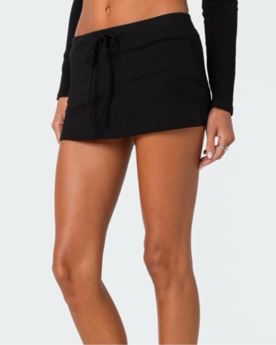 Edikted Bayside Slitted Micro Skort - Image 3