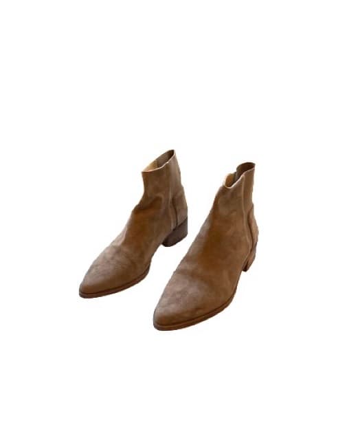Lafayette 148 Gray Suede Boots - Image 2