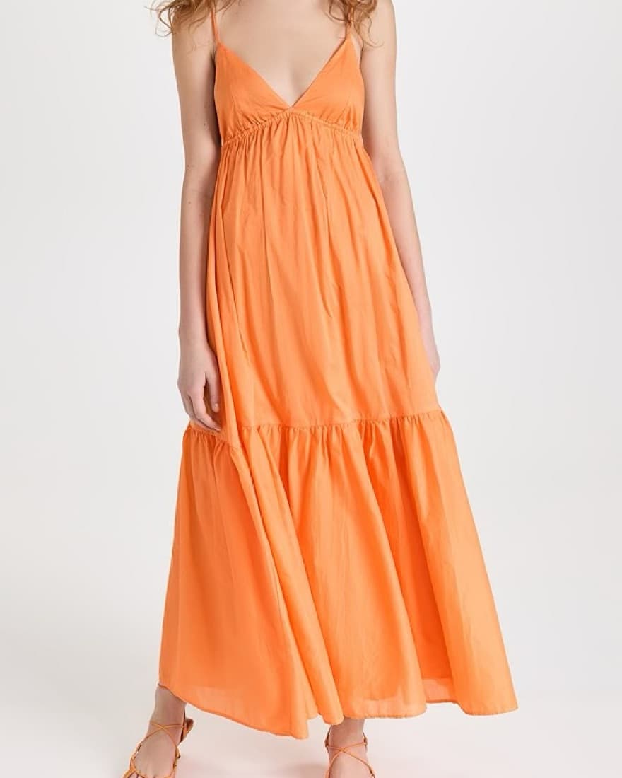 Faithful The Brand - Orange Maxi Dress - Image 3