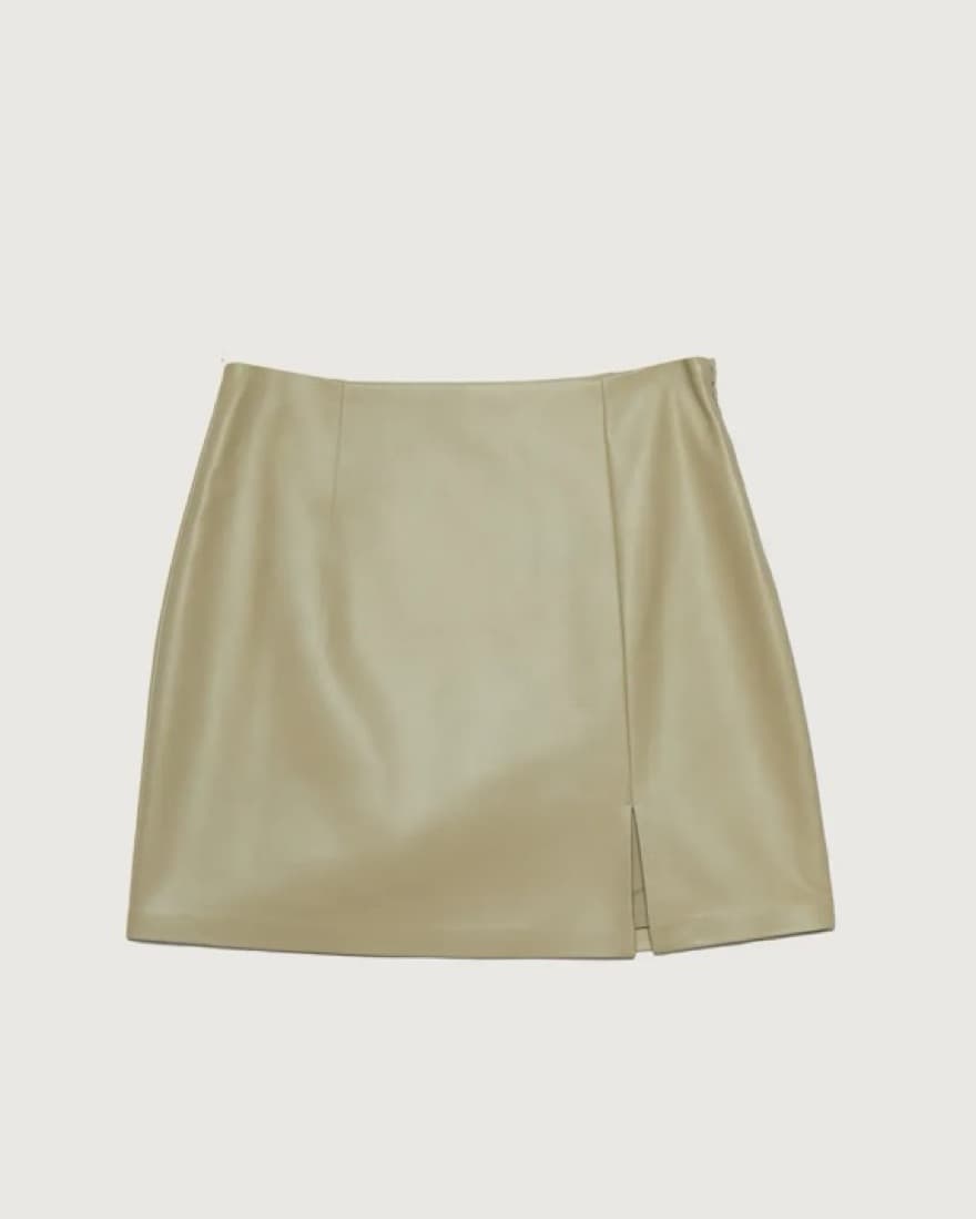 Oak + Fort Vegan Mini Skirt - Image 1