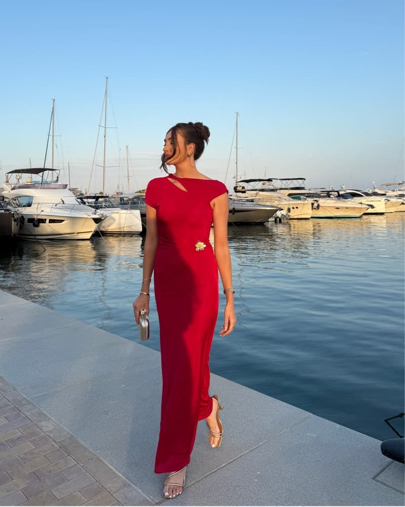 Meshki fuschia Dress - Image 5