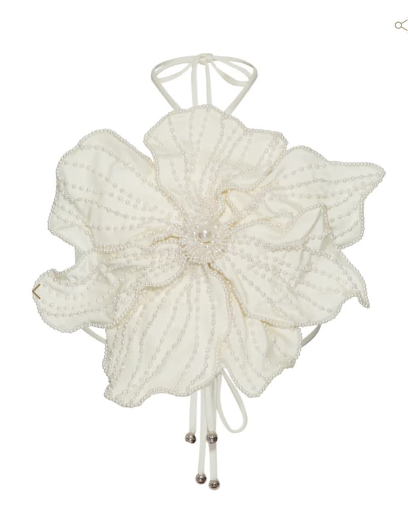 Patbo Hand Beaded Flower Top - Image 2
