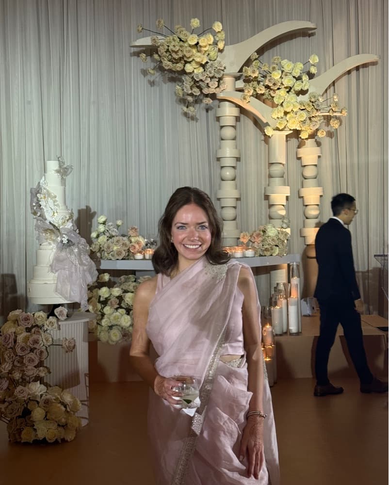 Light Pink Saree - Image 5