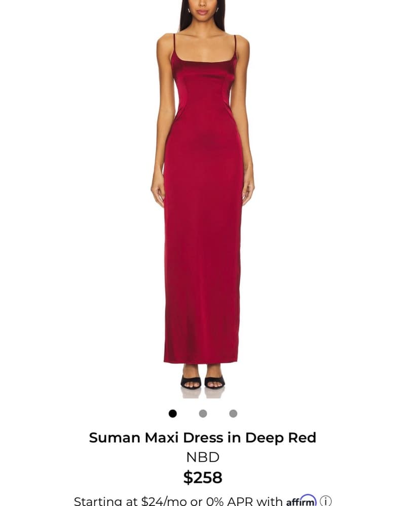 Red Formal Dress - Image 1