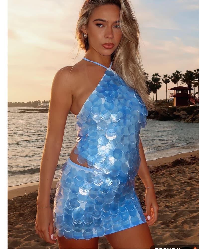 White Fox Mermaid Set - Image 1