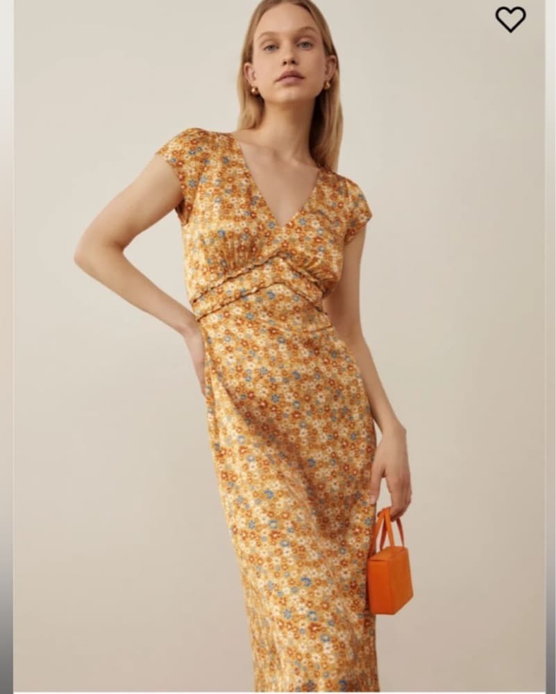 Reformation Kaye Silk Dress - Image 1
