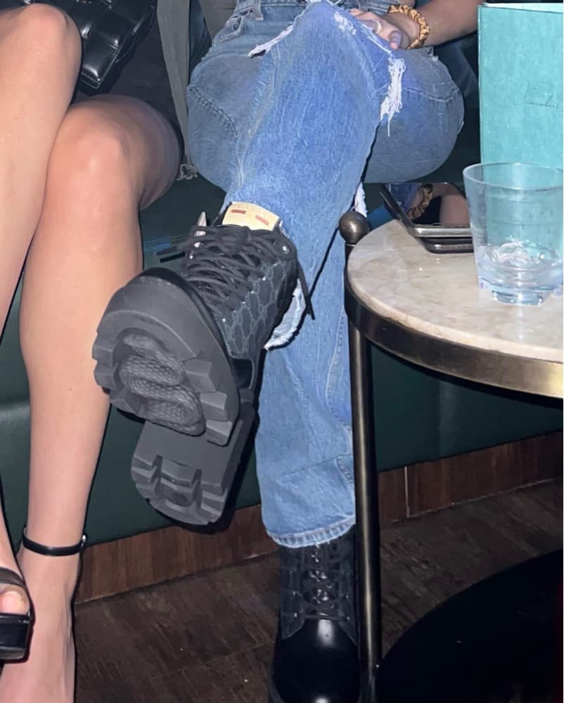 Gucci Lace Up Booties - Image 1