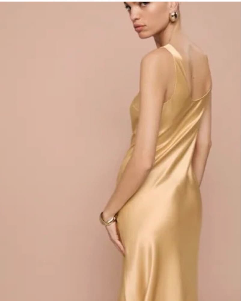 Reformation Yellow Dress - Image 2