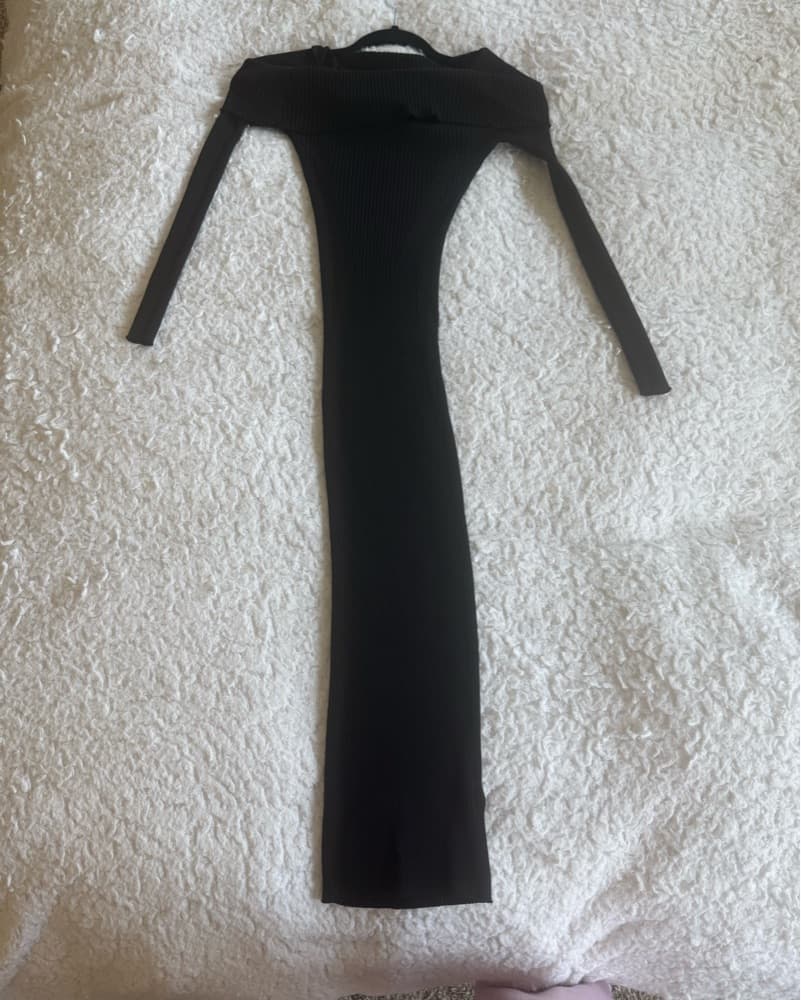 Black Tight Dress Bodycon - Image 1