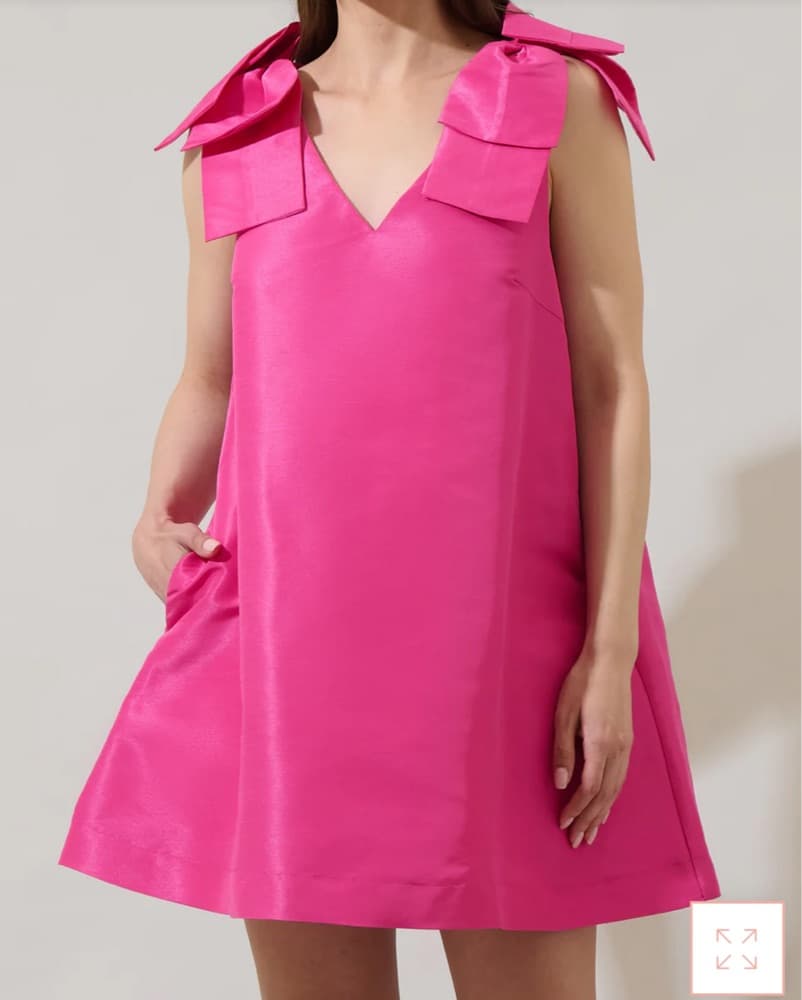 Sugarlips Pink Bow Dress  - Image 5