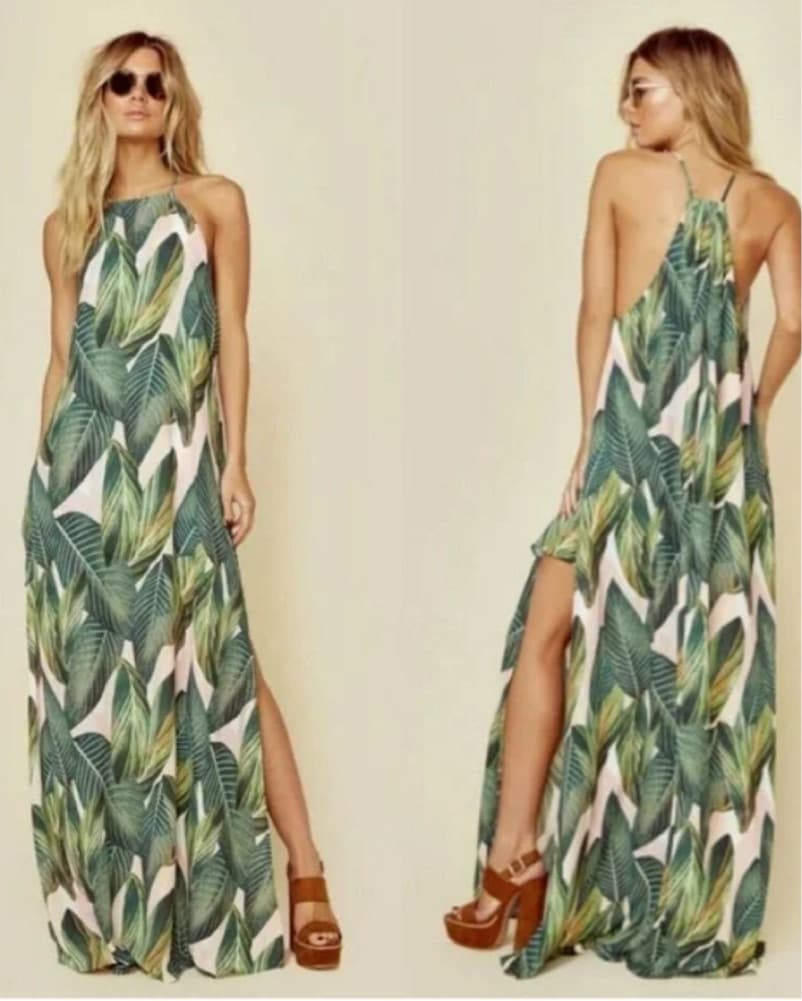 Show Me Your Mumu Palm Tree Maxi Dress - Image 3