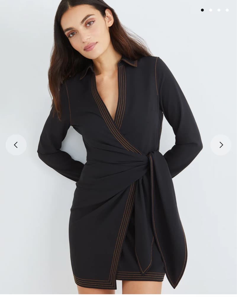 Veronica Beard Black Lavella Dress - Image 1