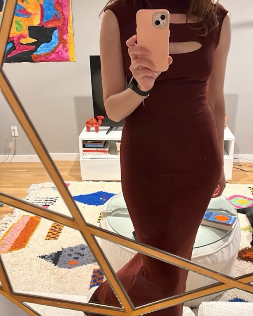 Herve Leger Classic Bandage Dress  - Image 1