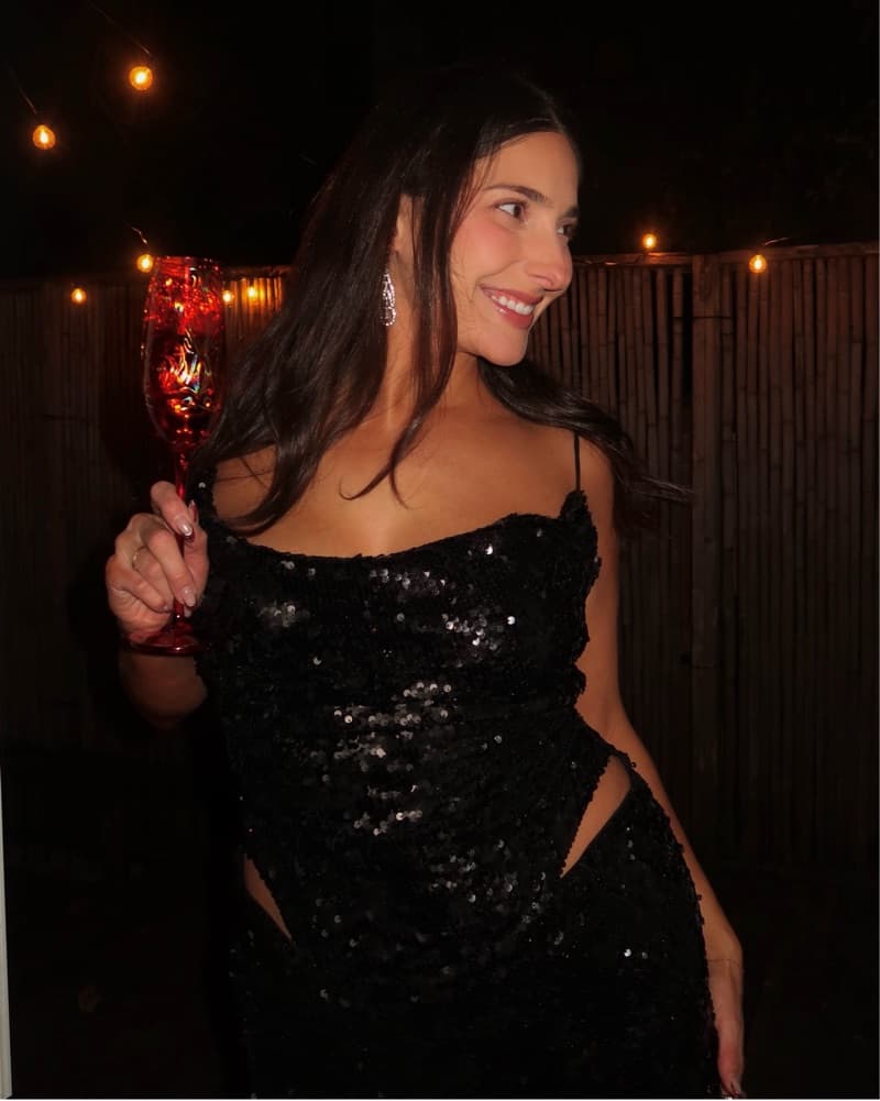 Sequin Corset Maxi Gown - Image 4