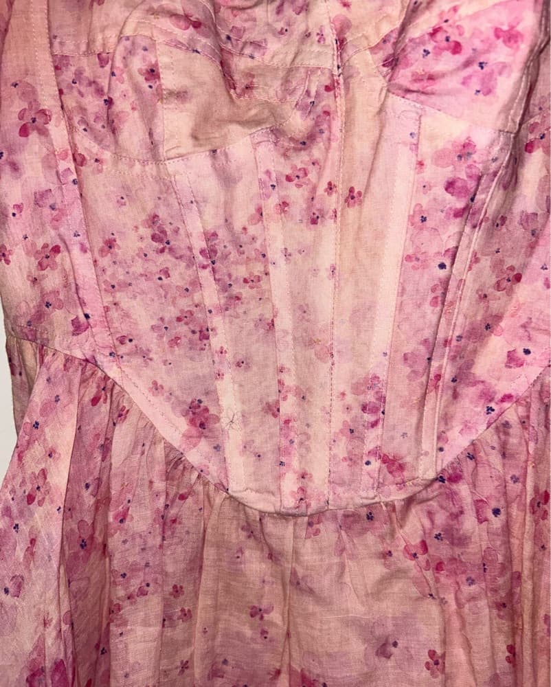 Bardot Floral Pink Mini dress - Image 3