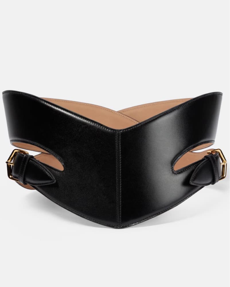Alaia Cut-Out Leather Belt - Image 4