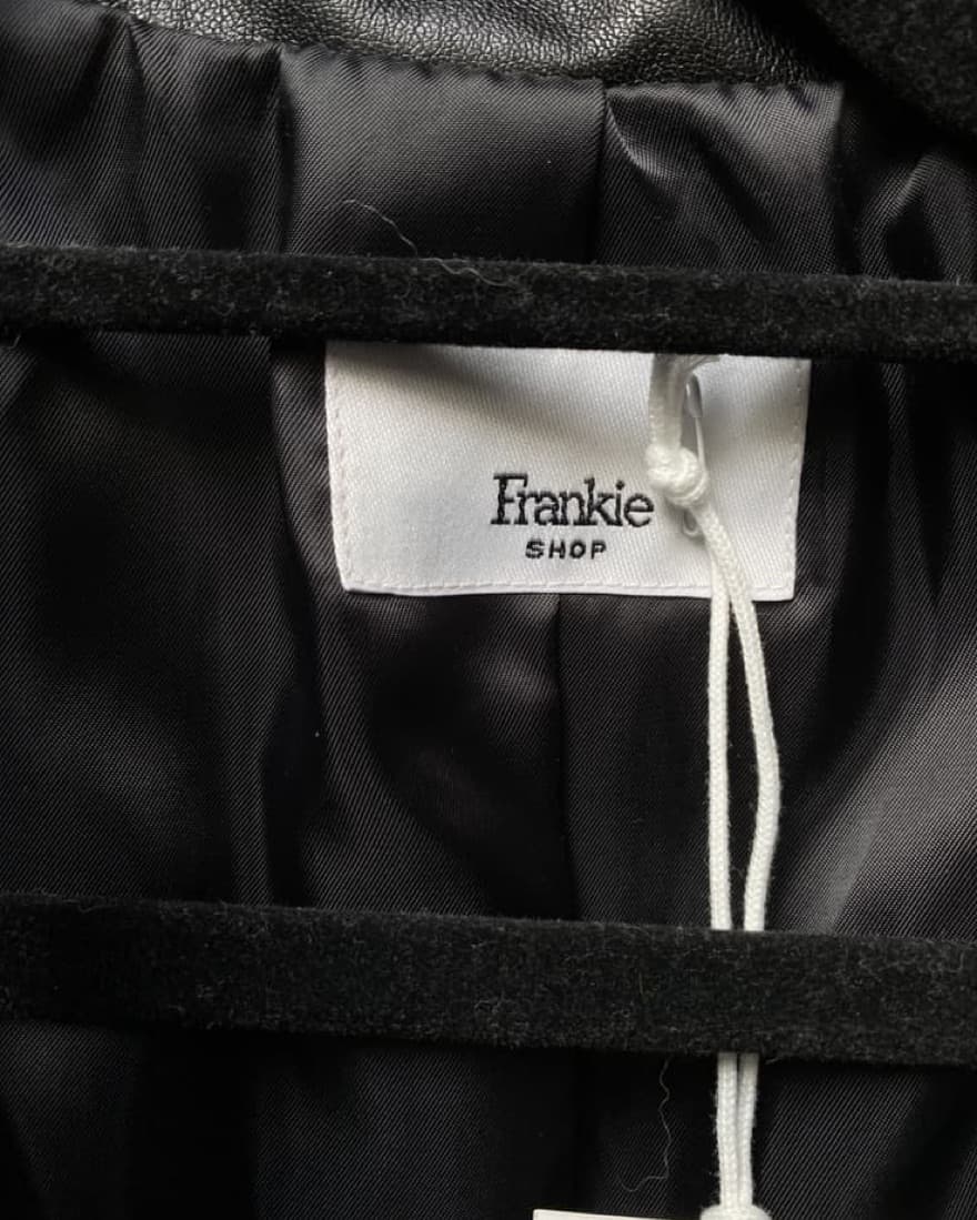 The Frankie Shop Vegan Leather Biker  - Image 4