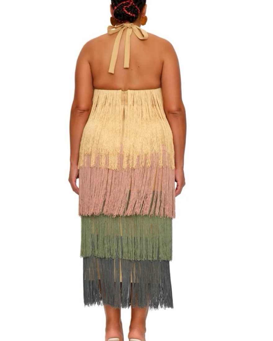 Andrea Iyamah Neme Midi Dress - Image 5