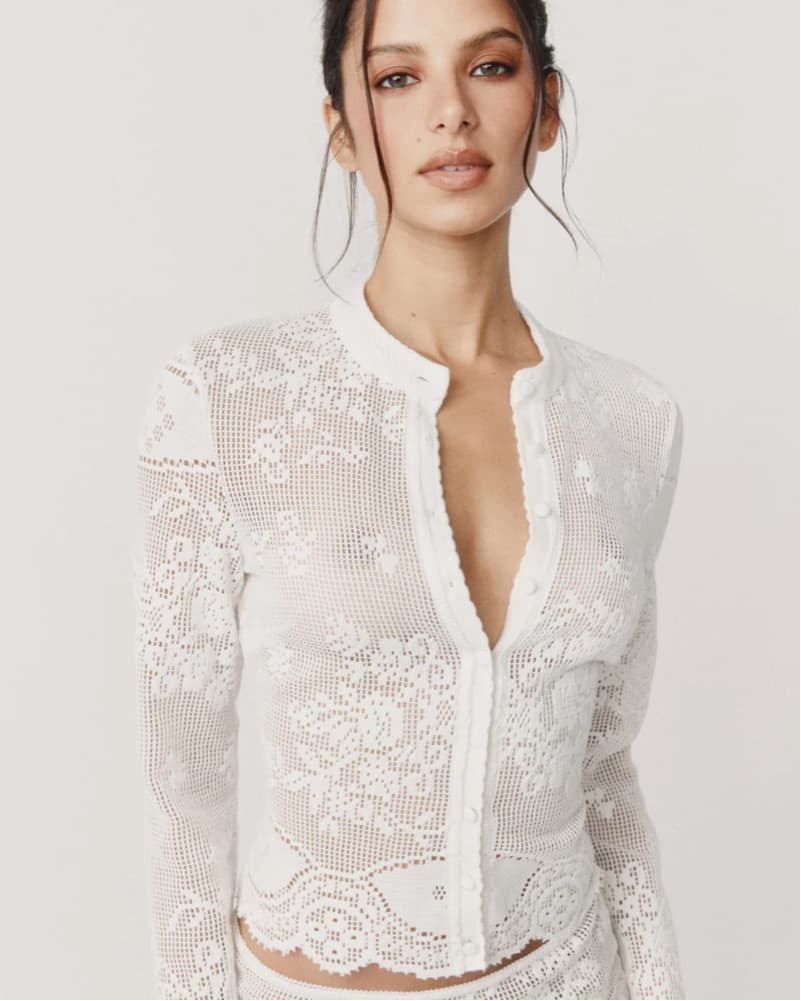 With Jean Lace top  - Image 1
