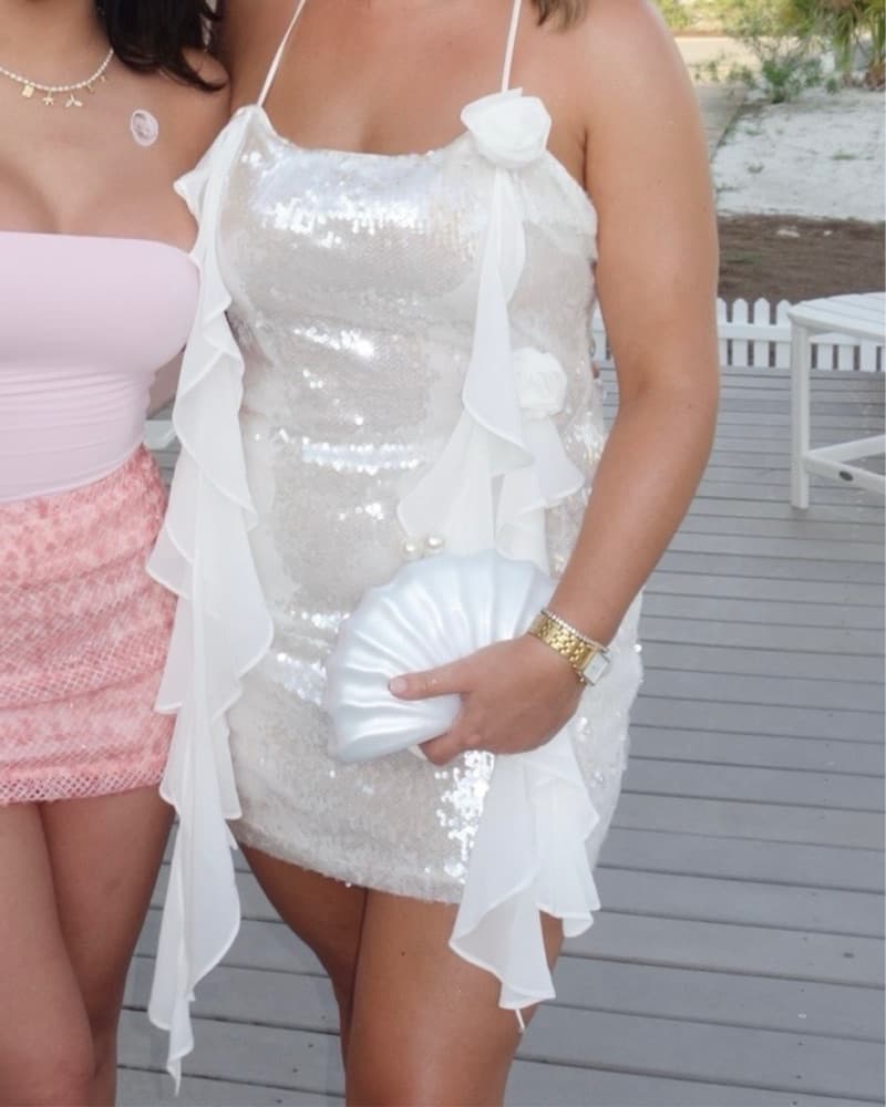 Shop 12th Tribe Starlit White Sequin Min - Image 2