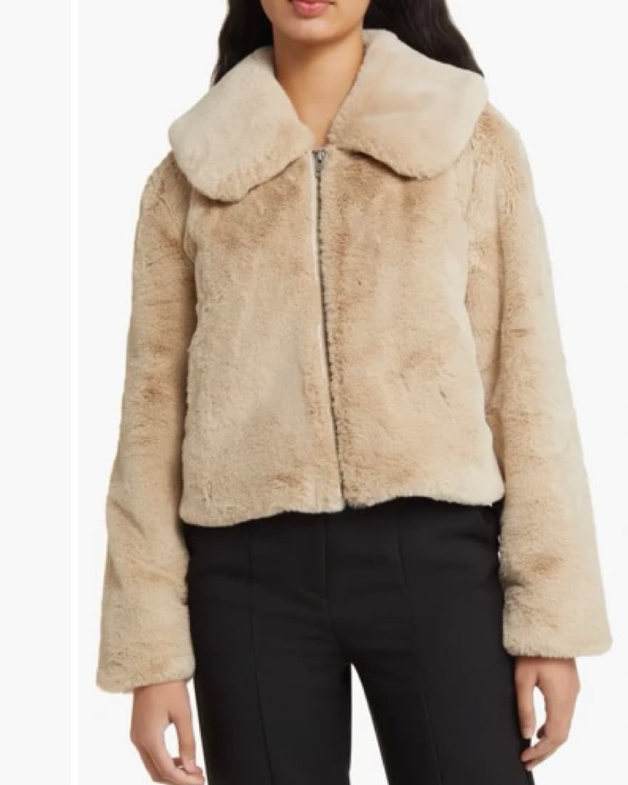 Open Edit Faux Fur Jacket - Image 2