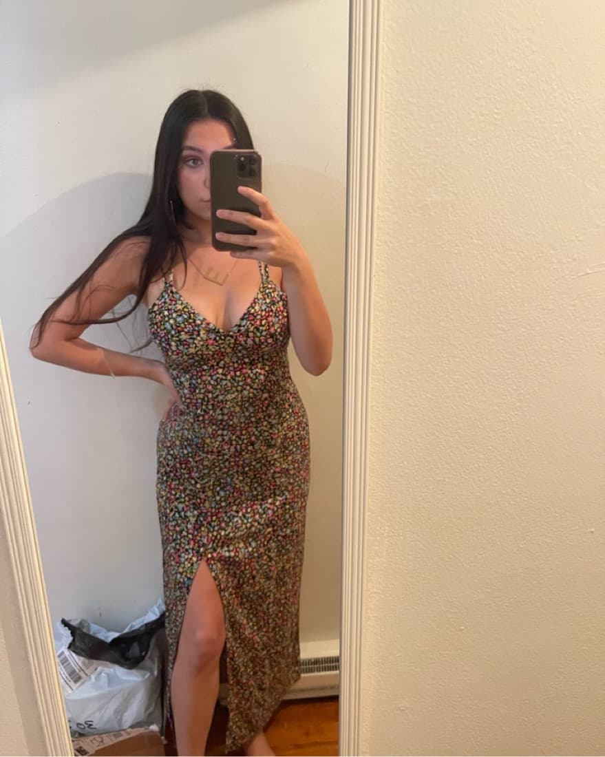Zara Flowery Dress - Image 1