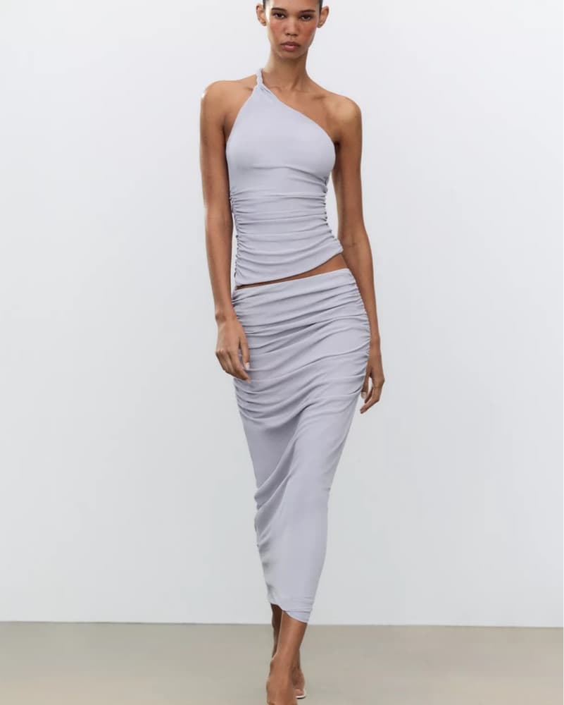 Zara Blue Grey Matching Set  - Image 1
