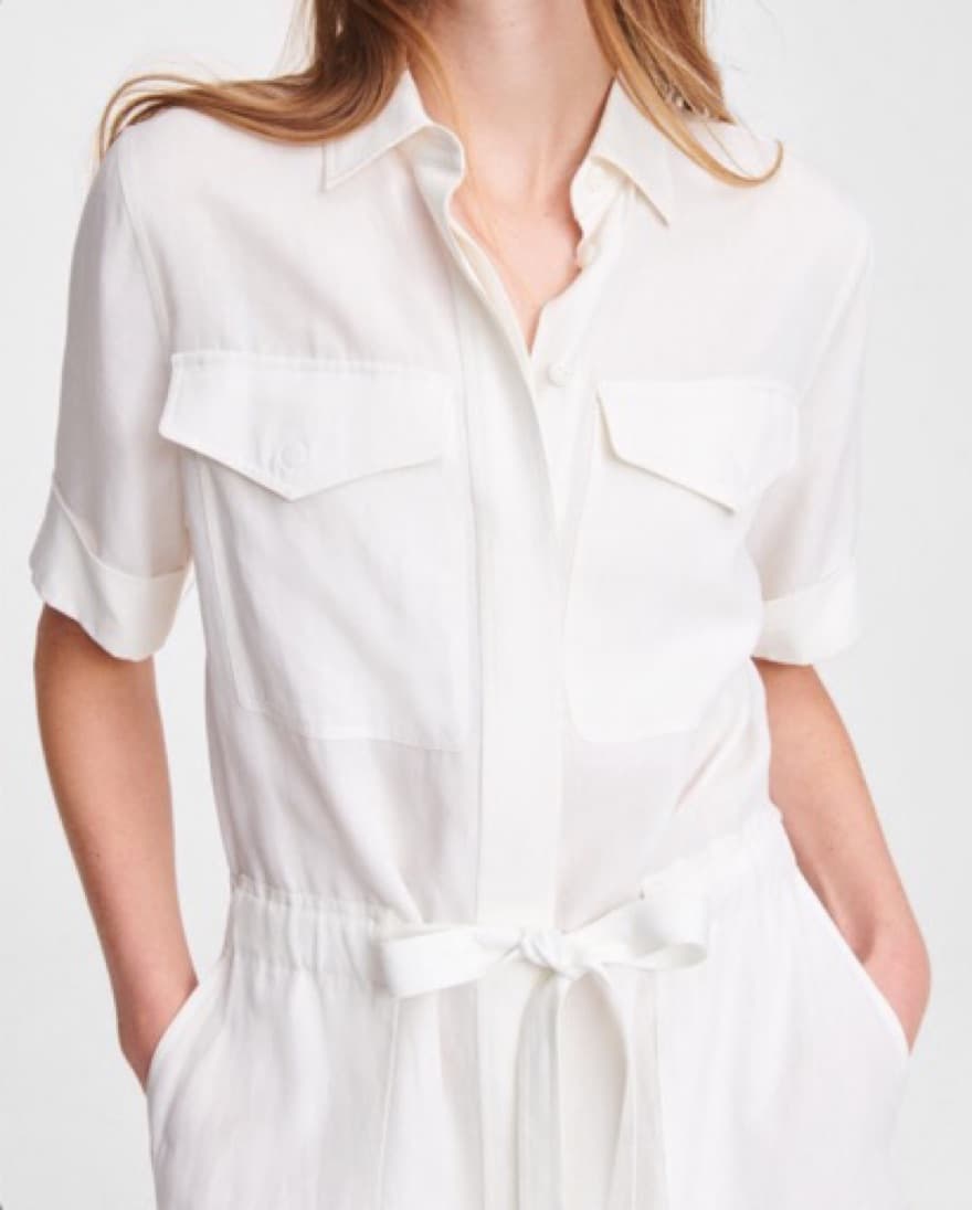 Rag & Bone White Button Down Dress - Image 6