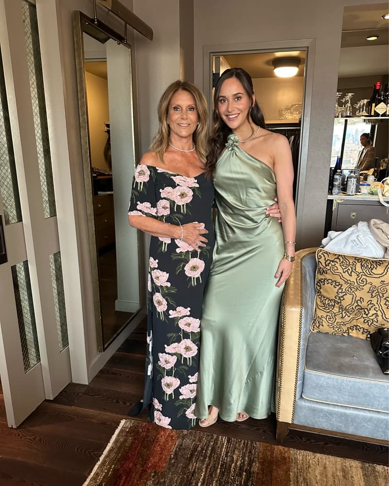 Custom Silk Green Dress  - Image 3