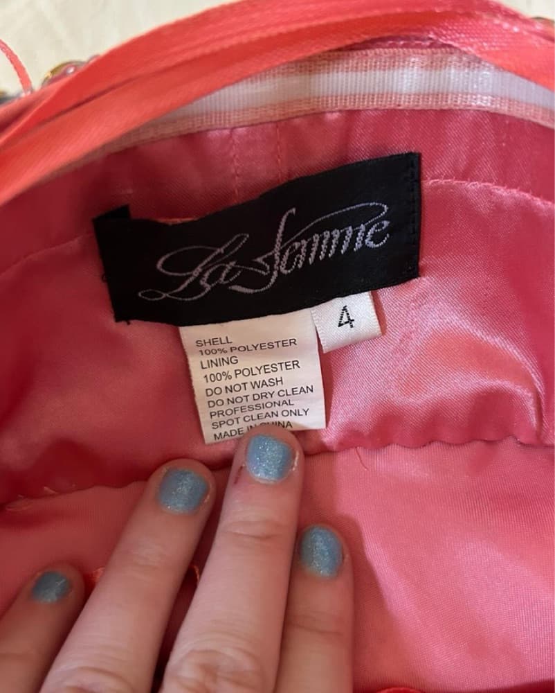 2000’s style la femme semi formal dress  - Image 2