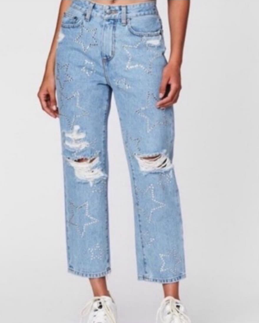 Carmar Denim Hermia Rhinestone Star Jean - Image 1