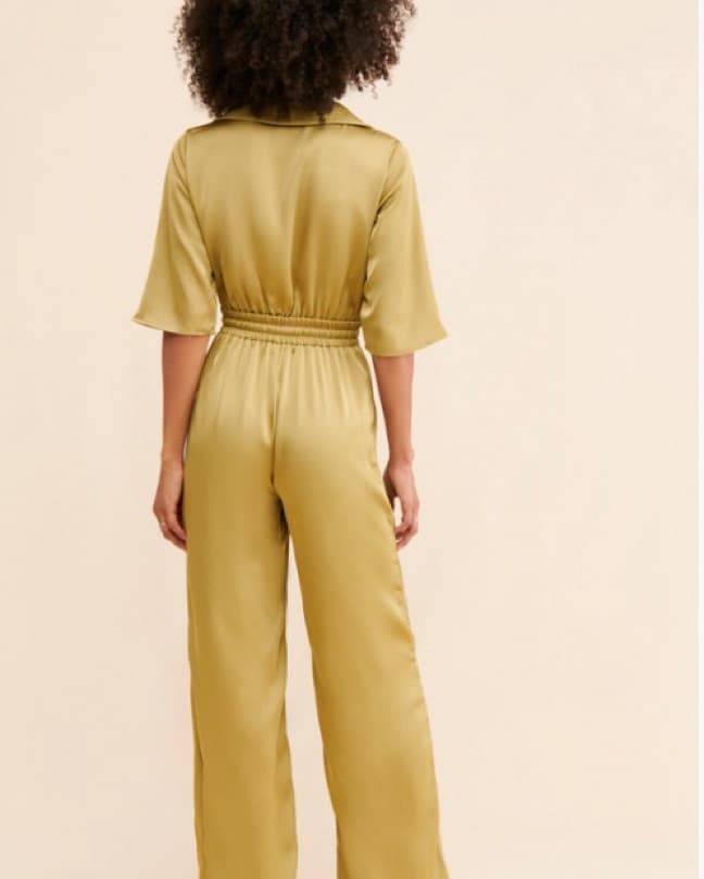 Bethan Satin Coveralls - Image 2